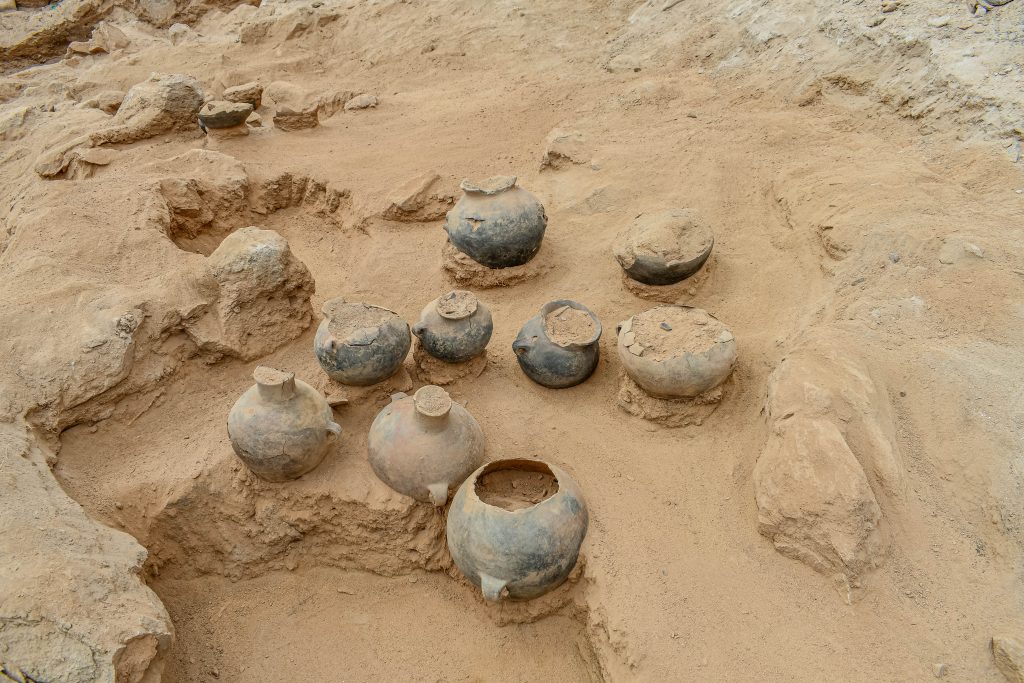 prace wykopaliskowe na stanowisku Puyenca, Peru