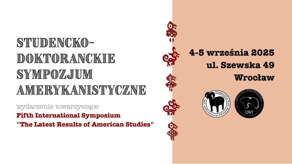 plakat Studencko-doktoranckie Sympozjum Amerykanistyczne 2025